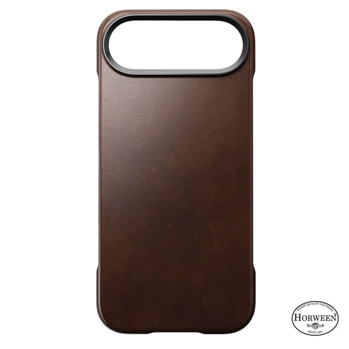 NOMAD Traditional Leather for iPhone Air - Rustic Brown