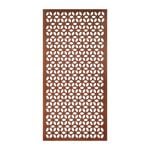 Tuscan Path 120cm Rust Geometric Wall Art Screen