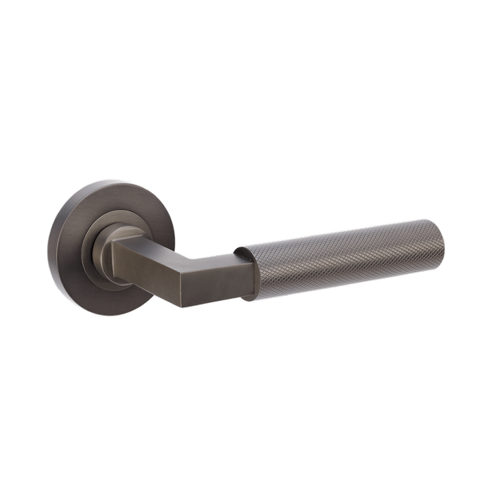 Zanda Graphite Nickel Zurich Knurled Dummy Set - Left Hand