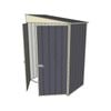 Build-a-Shed 1.5 x 0.8 x 2m Double Hinged Door Skillion Shed - Grey