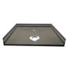 Wet Area Solutions 900 x 900mm Rear Outlet 3 Sided Shower Tile-Over Tray