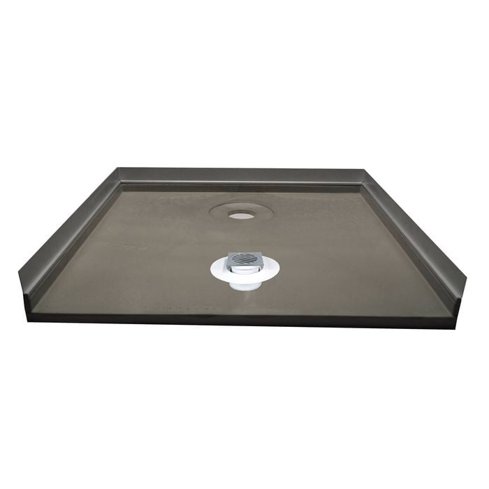 Wet Area Solutions 900 x 900mm Rear Outlet 3 Sided Shower Tile-Over Tray