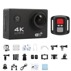 NNEOBA 4K Sports Action Camera 30M Waterproof Black