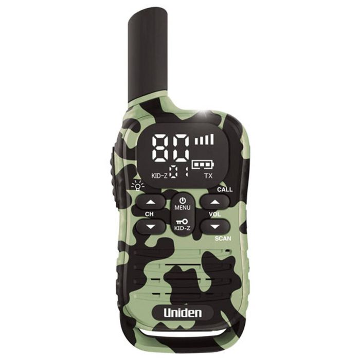 Uniden UH45CG Max UHF CB HH Radio w Kid Zone Plus - Camo