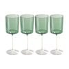 6x 4pc Partyware Reusable Wine Glass Set Tableware 420ml Assorted