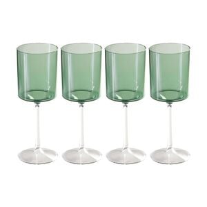 6x 4pc Partyware Reusable Wine Glass Set Tableware 420ml Assorted
