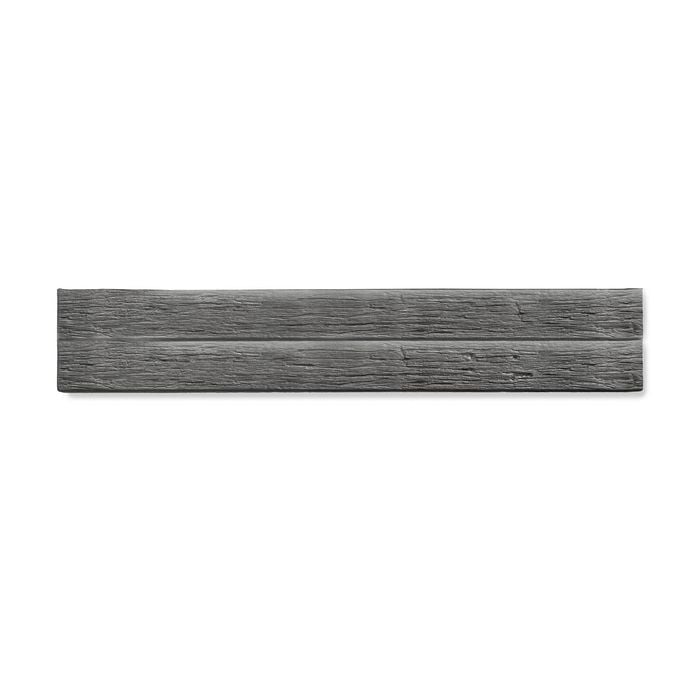 Pioneer 2m x 400mm x 75mm Charcoal Timberlook Reinforced Concrete Panel