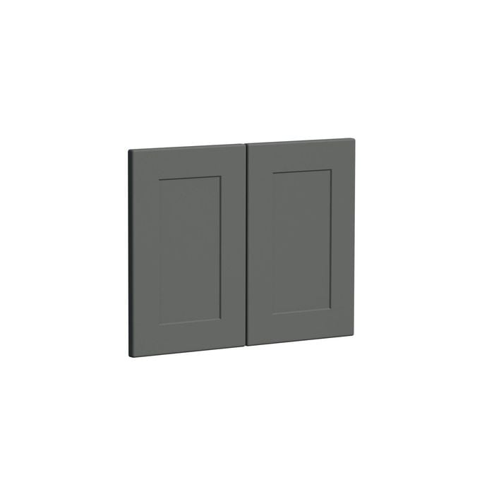 Kaboodle 600mm Grey Fig Alpine Farmhouse Sink Doors - 2 Pack