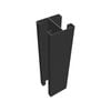 Sector Panel Fencing 1750mm Ebony Post