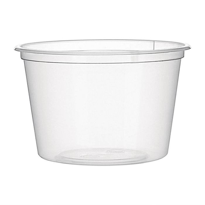 Fiesta Deli Portion Pots Microwavable Plastic Clear 100ml Pack of 100