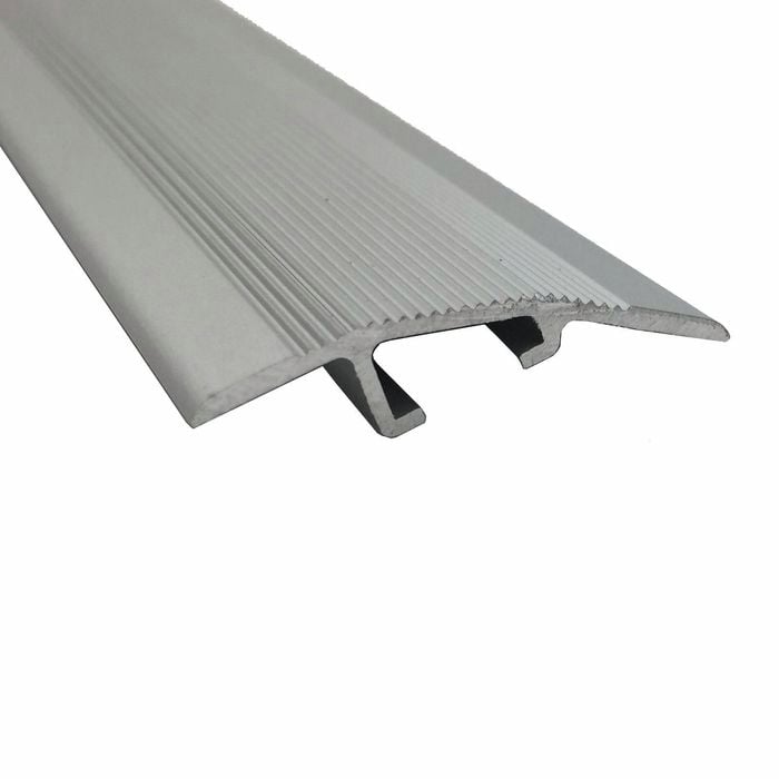 Roberts 12mm x 1.65m Silver Transition Ramp Floating Floor Trim