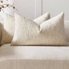 Gioia Casa 2-Pack Speckled Bouclé Cushion Covers 30cm x 50cm - Oatmeal