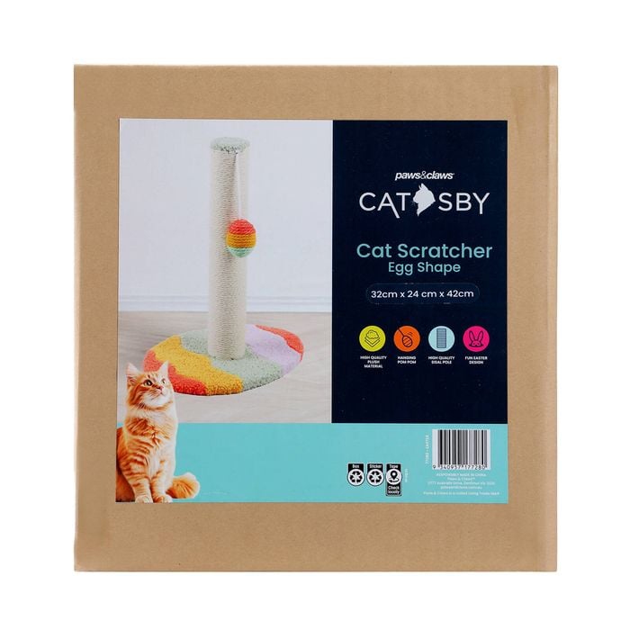 Paws & Claws 32 x 24 x 42cm Catsby Easter Cat Scratcher 