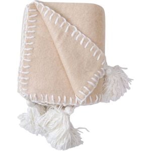LVD Throw Blanket Stitch Decorative Cozy Blanket Home/Lounge Decor 130x170cm