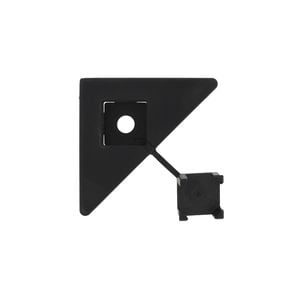 Jack Matrix Charcoal Plastic Lattice Accessory Diamond Clip - 12 Pack