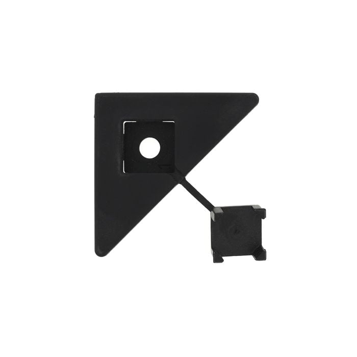 Jack Matrix Charcoal Plastic Lattice Accessory Diamond Clip - 12 Pack