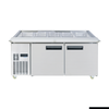 Thermaster Two Door Cold Bench Salad Station 5x1/1 Gn Pans  - Salad Bar Fridges (pg180fa-xb)