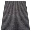 Ideal DIY Grey Dallas Wide Ribbed Carpet Runner - Linear Metre