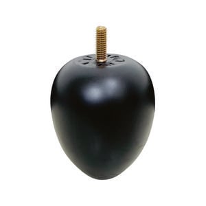 Adoored 92 x 110mm Black Ball Furniture Leg
