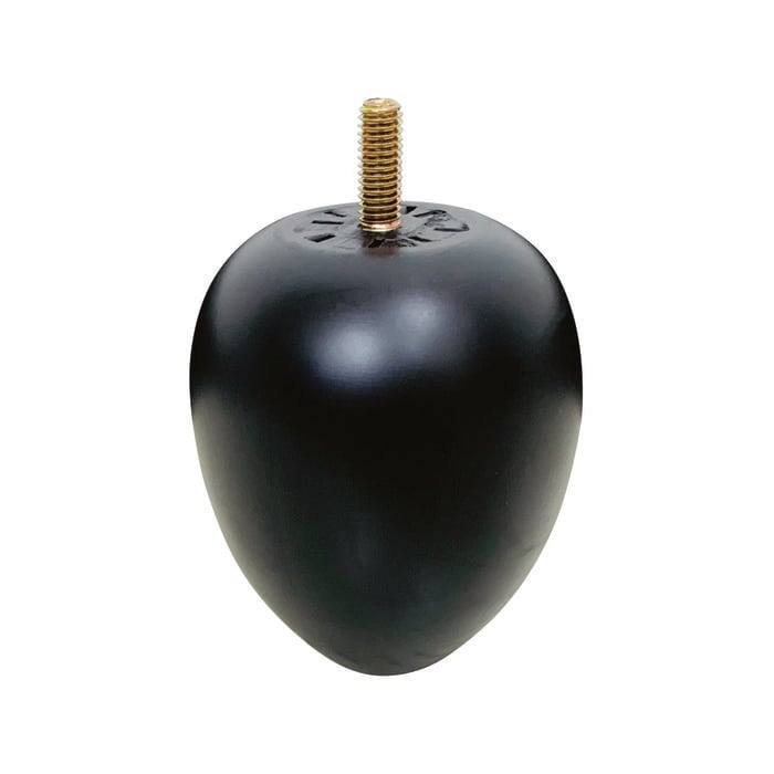 Adoored 92 x 110mm Black Ball Furniture Leg