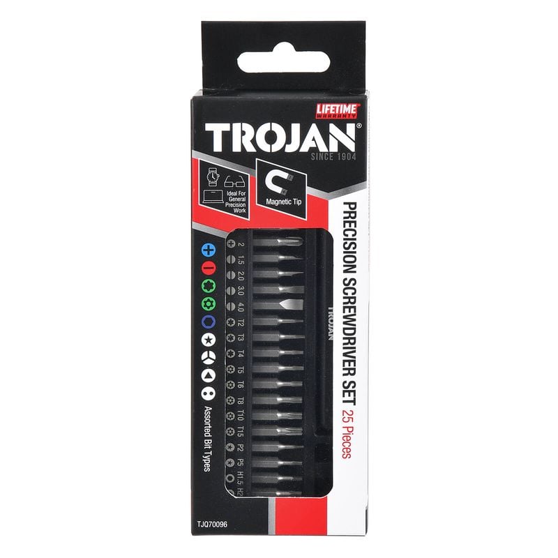 Trojan 25pce Precision Screwdriver Set