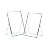Nicola Spring Metallic Photo Frames - 6" x 8" - Pack of 2