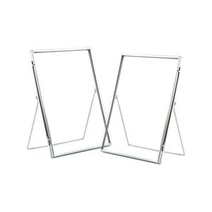 Nicola Spring Metallic Photo Frames - 6" x 8" - Pack of 2