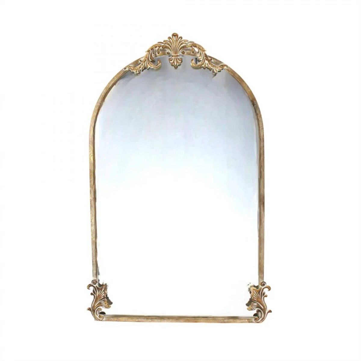 Classic Iron Gold Arch Wall Mirror - Bunnings Australia