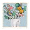 Artey | Fun Bouquet I - Framed Canvas - Natural Frame - 120 x 120cm