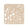 Nord Deco Wooden Coaster Kitchen Decor 10x10cm - Forest