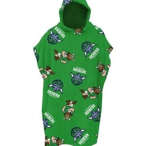 NRL Youth Hooded Towel - Canberra Raiders - Kids - Beach Bath - OSFM