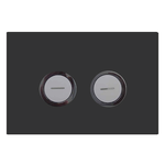 Johnson Suisse 245 x 165mm Black Pneumatic Flush Button