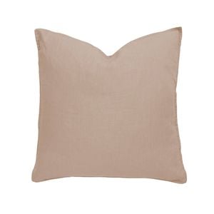 Bambury Linen Square Cushion - Tea Rose