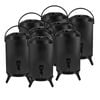 SOGA 8X Stainless Steel Insulated Beverage Dispenser with Tap 12L Black