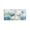 Hydrangea Blue and White Floral Hampton Framed Canvas / Wall Art Set of 2