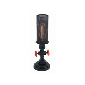 CLA Lighting VENETO Black Iron Table Lamp - 1-Lit
