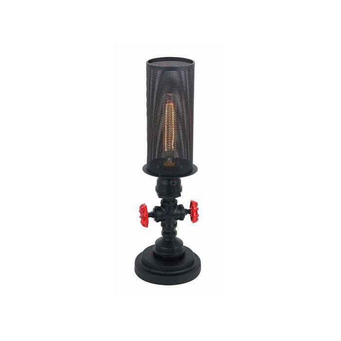 CLA Lighting VENETO Black Iron Table Lamp - 1-Lit