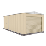 Absco Structures 3.0 x 5.96 x 2.3m Classic Cream Highlander Roller Door Garden Shed