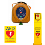 Heartsine 500P Samaritan Semi Autotmatic AED - Complete Floor Mount Package