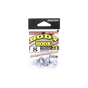 Decoy Worm 24 Drop Shot Wacky Fishing Hook 8