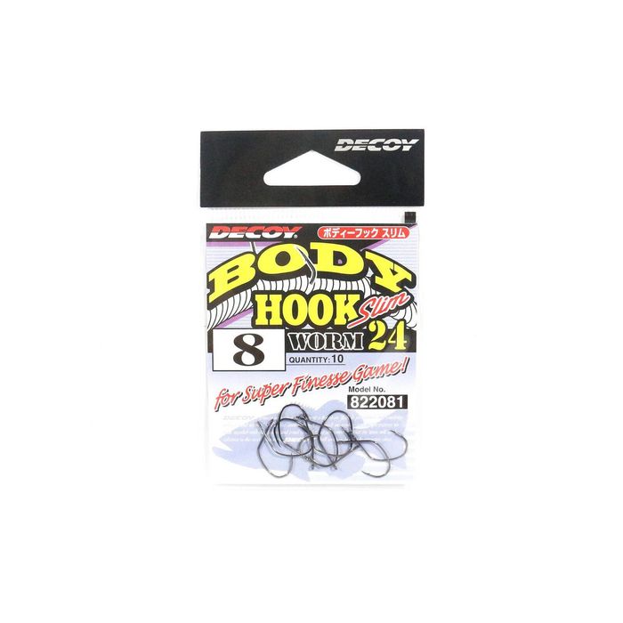 Decoy Worm 24 Drop Shot Wacky Fishing Hook 8