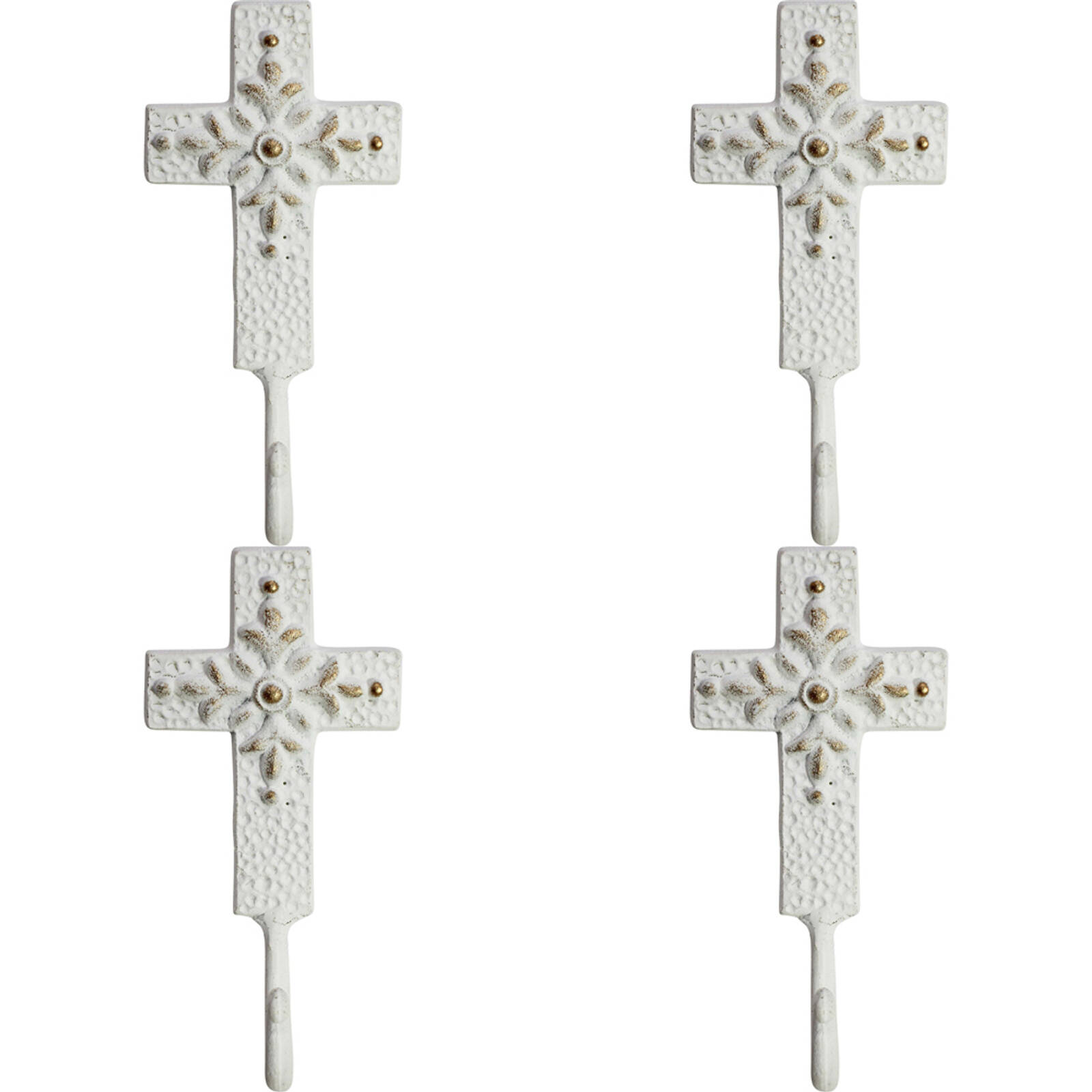 4PK LVD Hook Cross Classic Decorative Home Decor Organisation