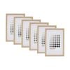 6PK Braz Venice Image Photo Document Display Frame 20x30cm Beech