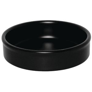 Olympia Tapas Stacking Dishes Matt Black 102mm Pack of 6