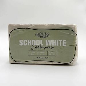 Clayworks Schoolwhite - Earthenware Clay - 10kg