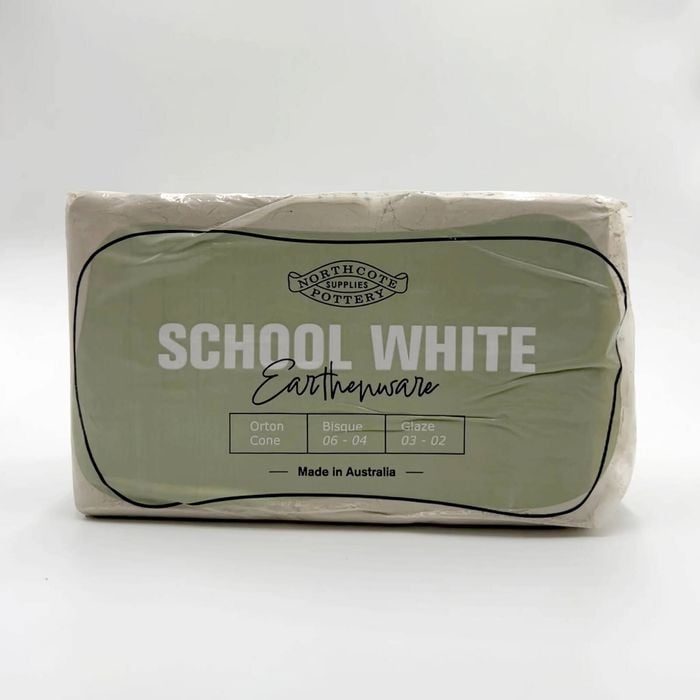 Clayworks Schoolwhite - Earthenware Clay - 10kg