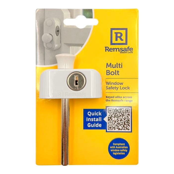 Remsafe White Lockable Multi Bolt