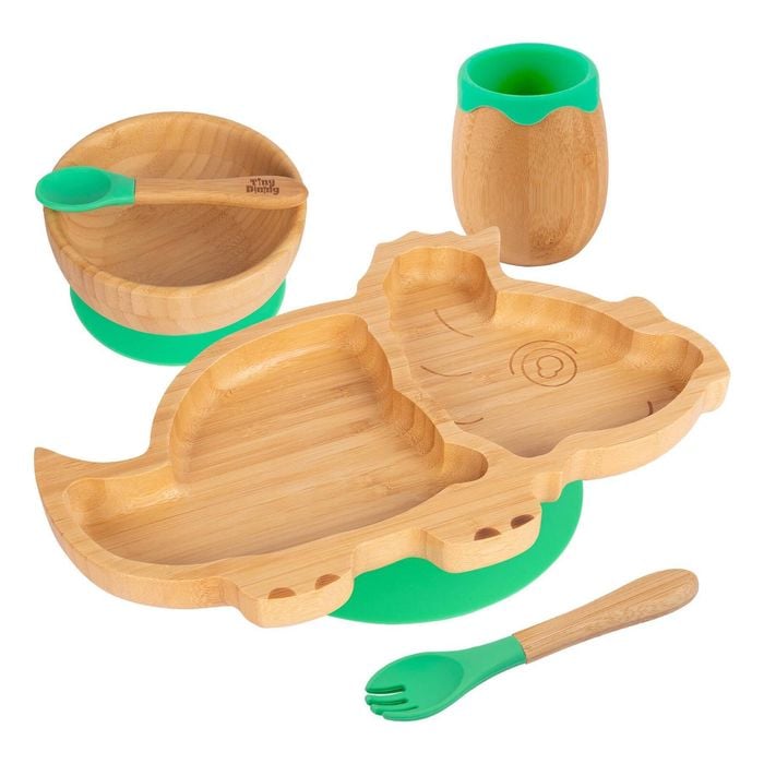 5pc Bamboo Dinosaur Baby Weaning Set