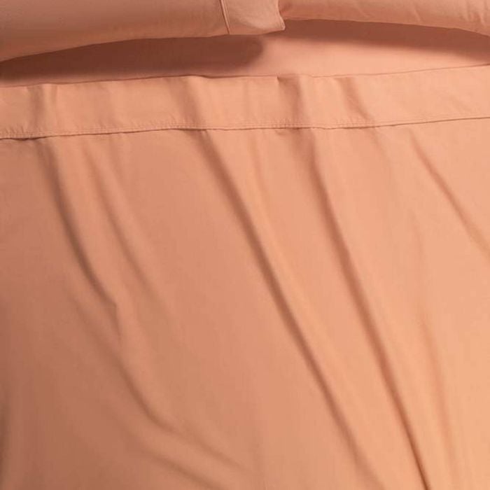 Accessorize Bedroom Collection King Cotton Flannelette Sheet Set Terracotta - King Bed