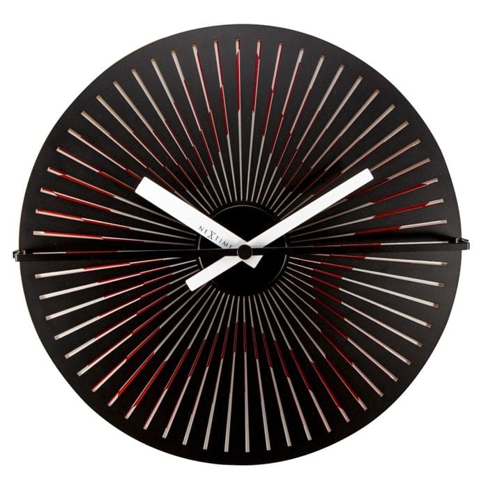 NeXtime 30cm Motion Red Star Wall Clock